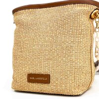 Karl Lagerfeld K/Autograph SM Bucket Bag, 10x25x16 cm, Raffia Look, Model A2W30203