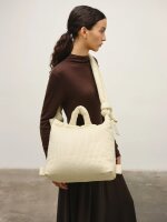 ÖLEND Ona Soft Bag, Rucksack-Tasche, Baumwolle, gestreift, 32x42x14 cm, Cotton Lime Stripe