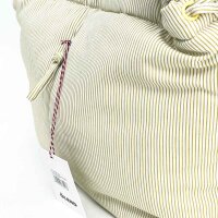 ÖLEND Ona Soft Bag, Rucksack-Tasche, Baumwolle, gestreift, 32x42x14 cm, Cotton Lime Stripe