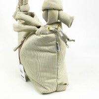 ÖLEND Ona Soft Bag, Rucksack-Tasche, Baumwolle, gestreift, 32x42x14 cm, Cotton Lime Stripe