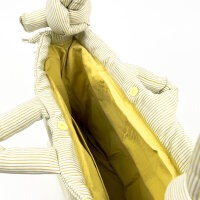 ÖLEND Ona Soft Bag, Rucksack-Tasche, Baumwolle, gestreift, 32x42x14 cm, Cotton Lime Stripe