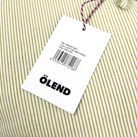 ÖLEND Ona Soft Bag, Rucksack-Tasche, Baumwolle, gestreift, 32x42x14 cm, Cotton Lime Stripe