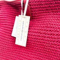 Tommy Hilfiger Sofia Capsule, rote Strandtasche, Modell AW0AW17442 XJS, geräumig, mit Logo, Tragehenkel, modisches Design