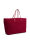 Tommy Hilfiger Sofia Capsule, rote Strandtasche, Modell AW0AW17442 XJS, geräumig, mit Logo, Tragehenkel, modisches Design