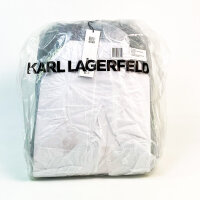 Karl Lagerfeld IKON Pebble MD Rucksack, 38x30x12 cm, Schwarz, Modell A1W30497, eleganter City-Rucksack mit Reißverschluss und Logo-Detail