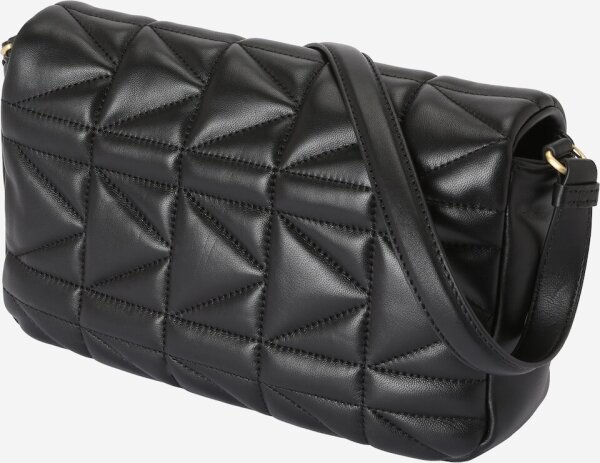 Karl Lagerfeld K/Kuilt Schultertasche, Style 246W3091, Schwarz, 26x15x10 cm, gesteppte Optik, mittlere Größe