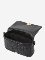 Karl Lagerfeld K/Kuilt Schultertasche, Style 246W3091, Schwarz, 26x15x10 cm, gesteppte Optik, mittlere Größe