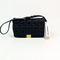 Karl Lagerfeld K/Kuilt Schultertasche, Style 246W3091, Schwarz, 26x15x10 cm, gesteppte Optik, mittlere Größe