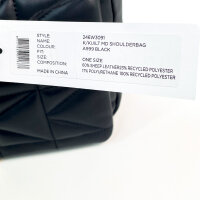 Karl Lagerfeld K/Kuilt Schultertasche, Style 246W3091, Schwarz, 26x15x10 cm, gesteppte Optik, mittlere Größe