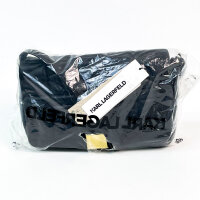 Karl Lagerfeld K/Kuilt Schultertasche, Style 246W3091, Schwarz, 26x15x10 cm, gesteppte Optik, mittlere Größe