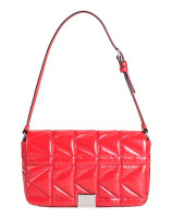 Karl Lagerfeld K/Kuilt Schultertasche, Modell A1W30394, rot, 17x26x7 cm, Stepp-Design, eleganter Look
