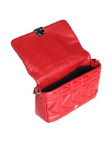 Karl Lagerfeld K/Kuilt Schultertasche, Modell A1W30394, rot, 17x26x7 cm, Stepp-Design, eleganter Look