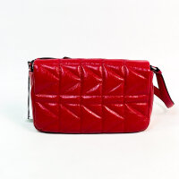 Karl Lagerfeld K/Kuilt Schultertasche, Modell A1W30394, rot, 17x26x7 cm, Stepp-Design, eleganter Look