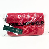 Karl Lagerfeld K/Kuilt Schultertasche, Modell A1W30394, rot, 17x26x7 cm, Stepp-Design, eleganter Look