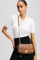Karl Lagerfeld K/Kult Crossbody Bag, Model A1W30435, 21x11x6 cm, compact, elegant design, 1 main compartment, terra colophonic color