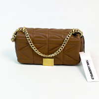 Karl Lagerfeld K/Kult Crossbody Bag, Model A1W30435, 21x11x6 cm, compact, elegant design, 1 main compartment, terra colophonic color