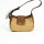 Karl Lagerfeld K/Signature shoulder bag, model A2W30011, natural tan, raffia, 25x15x9 cm, elegant design