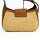 Karl Lagerfeld K/Signature shoulder bag, model A2W30011, natural tan, raffia, 25x15x9 cm, elegant design