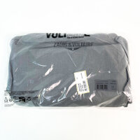 Zadig & Voltaire bag, model LWBA02581, Rock XL Mat Scale Noir, shoulder bag, 15x27x2 cm, black, scale pattern