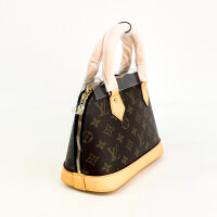 Louis Vuitton Alma BB M46990, Handtasche, Monogram Canvas, 23,5×17,5×11,5 cm, goldfarbene Details, abnehmbarer Schulterriemen