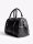 Zadig & Voltaire Sunny Medium handbag, grained leather, black, 34×23×17 cm, model LWBA00013
