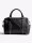 Zadig & Voltaire Sunny Medium handbag, grained leather, black, 34×23×17 cm, model LWBA00013