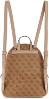 GUESS Manhattan Large Damen-Rucksack, Latte Logo, Einheitsgröße, 27,9×12×34 cm, stilvoll, geräumig, SG699433