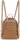 GUESS Manhattan Large Damen-Rucksack, Latte Logo, Einheitsgröße, 27,9×12×34 cm, stilvoll, geräumig, SG699433