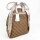 GUESS Manhattan Large Damen-Rucksack, Latte Logo, Einheitsgröße, 27,9×12×34 cm, stilvoll, geräumig, SG699433