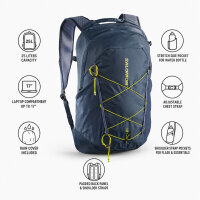 Salomon XT 25 LC2857700 Backpack, 25L, Spellbound/Grisaille/Bright Chartreuse, lightweight trail running and hiking backpack