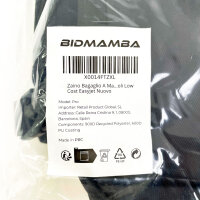 BidMamba Pro Rucksack 40x20x25 cm, 20L, Handgepäck, passend für Ryanair/Easyjet, Schwarz, USB-Anschluss, wasserabweisend