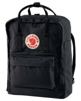 Fjällräven Kånken Backpack, 16L, Daypack, Black, Water-Repellent, Lightweight, Laptop Compartment