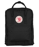 Fjällräven Kånken Backpack, 16L, Daypack, Black, Water-Repellent, Lightweight, Laptop Compartment