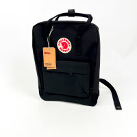 Fjällräven Kånken Backpack, 16L, Daypack, Black, Water-Repellent, Lightweight, Laptop Compartment