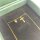 Glein Cross Birthstone Necklace October, 14K Gold, 13x8mm Pendant, 45cm Chain
