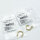 Maria Black Branch Hoop 12, single earring, gold-plated silver, delicate branch design, modern jewelry