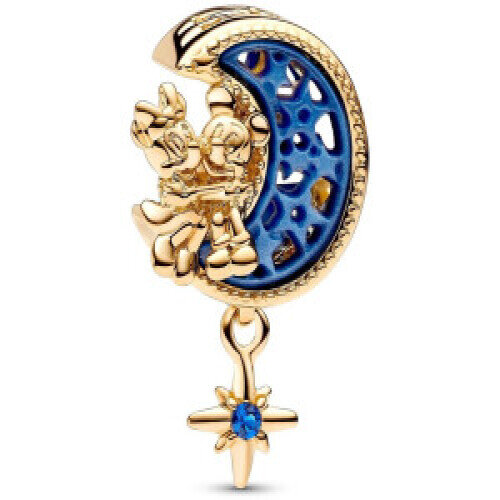 PANDORA Disney Charms 762956C01, Charm, 14K vergoldet, Unique Metal Mix, detailreiches Design