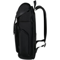 Samsonite Relyon Rucksack M, 15,6", Laptopfach, Flap-Verschluss, Schwarz, Business-Rucksack