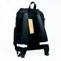 Samsonite Relyon Rucksack M, 15,6", Laptopfach, Flap-Verschluss, Schwarz, Business-Rucksack