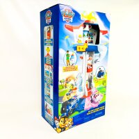 Paw Patrol 6073778 Lookout Tower Spielset, Spielzeugturm mit Licht & Sound, Zubehör & Figuren für Kinder