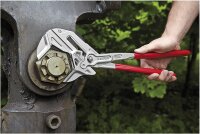 KNIPEX 86 03 400 Pliers wrench 400 mm, chrome-plated, continuously adjustable up to 68 mm, fine adjustment with push button