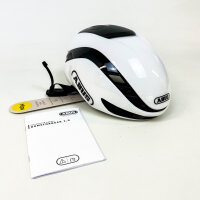 ABUS Gamechanger 2.0 MIPS road bike helmet, size M (54–58 cm), glossy white, aerodynamic, high impact protection