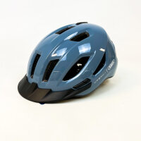 ABUS Urban-I 4.0 bicycle helmet, LED rear light, 2 light modes, visor, glacier blue, 54-58 cm, for adults and teenagers