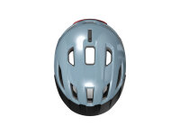 ABUS Urban-I 4.0 bicycle helmet S (51–55 cm), LED rear light, glacier blue, for teenagers, women & men