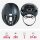 ABUS Taipan Rennradhelm L (57–61 cm), LED-Licht, Belüftung, Como Blue, leicht, verstellbar