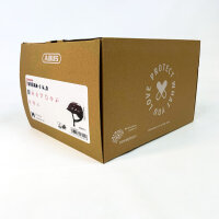 ABUS Urban-I 4.0 Fahrradhelm M (54–58 cm), LED-Rücklicht, Kastanienrot, für Erwachsene und Jugendliche