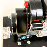 Reber 9004N Tomatenpresse N.5, 500W Induktionsmotor, Edelstahl, kleine Delle, leistungsstark für Passata