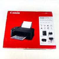 Canon PIXMA TS3750i Farbtintenstrahldrucker, A4, WLAN, Drucken/Kopieren/Scannen, randloser Fotodruck, für Home Office, Schwarz