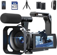 AC12 5K Ultra HD Camcorder, 2,9mm Objektiv, WLAN, 3"...