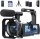 AC12 5K Ultra HD Camcorder, 2.9mm lens, Wi-Fi, 3" display, microphone, remote control, case, batteries, cables